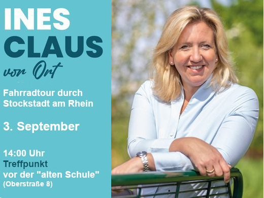 Mit Ines Claus auf Tour durch Stockstadt.
