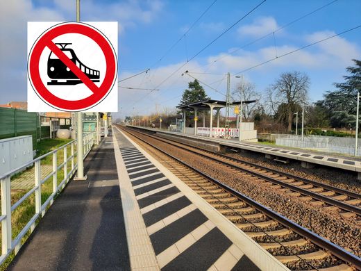 Ein Atnrag der CDU-Fraktion beschäftigt sich mit der Sperrung der Riedbahn.